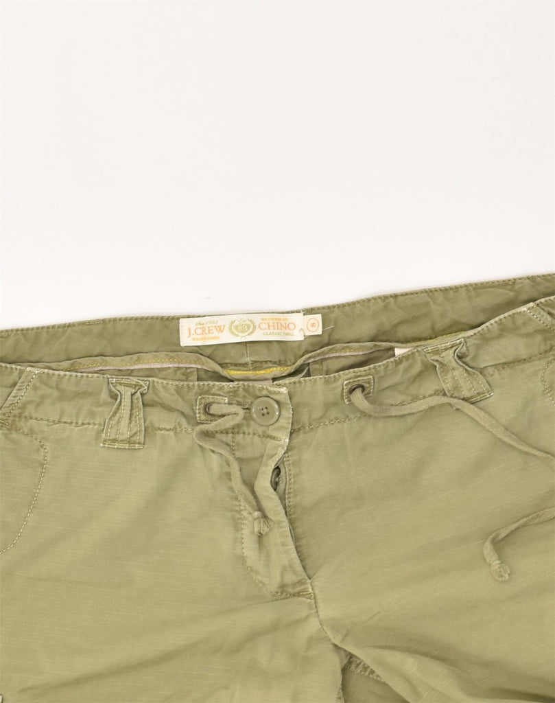 J. CREW Womens Broken In Straight Cargo Trousers US 8 Medium W32 L32  Khaki | Vintage J. Crew | Thrift | Second-Hand J. Crew | Used Clothing | Messina Hembry 