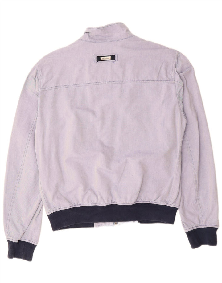 Henry Cottons Mens Bomber Jacket IT 50 Large Purple Cotton