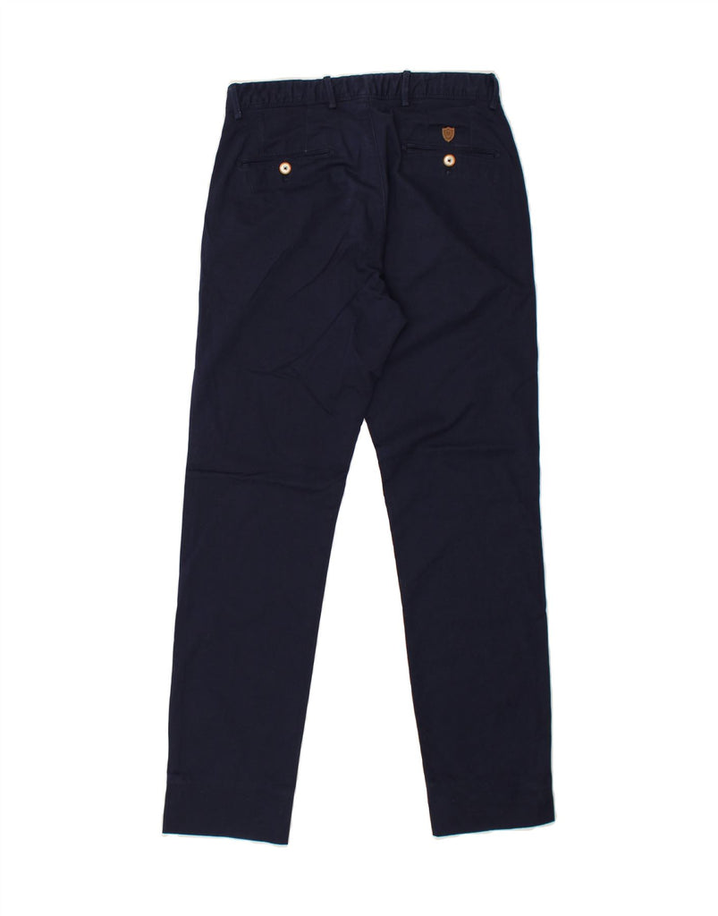 MASSIMO DUTTI Womens Slim Chino Trousers EU 38 Small W30 L31 Navy Blue Vintage Massimo Dutti and Second-Hand Massimo Dutti from Messina Hembry 