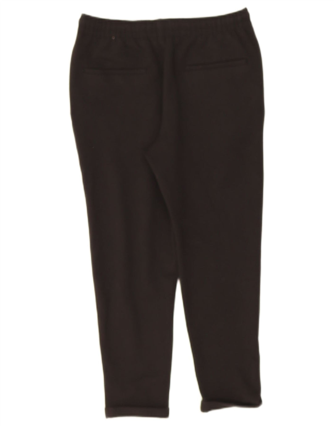 ZARA Womens Slim Cropped Trousers Medium W28 L23 Black