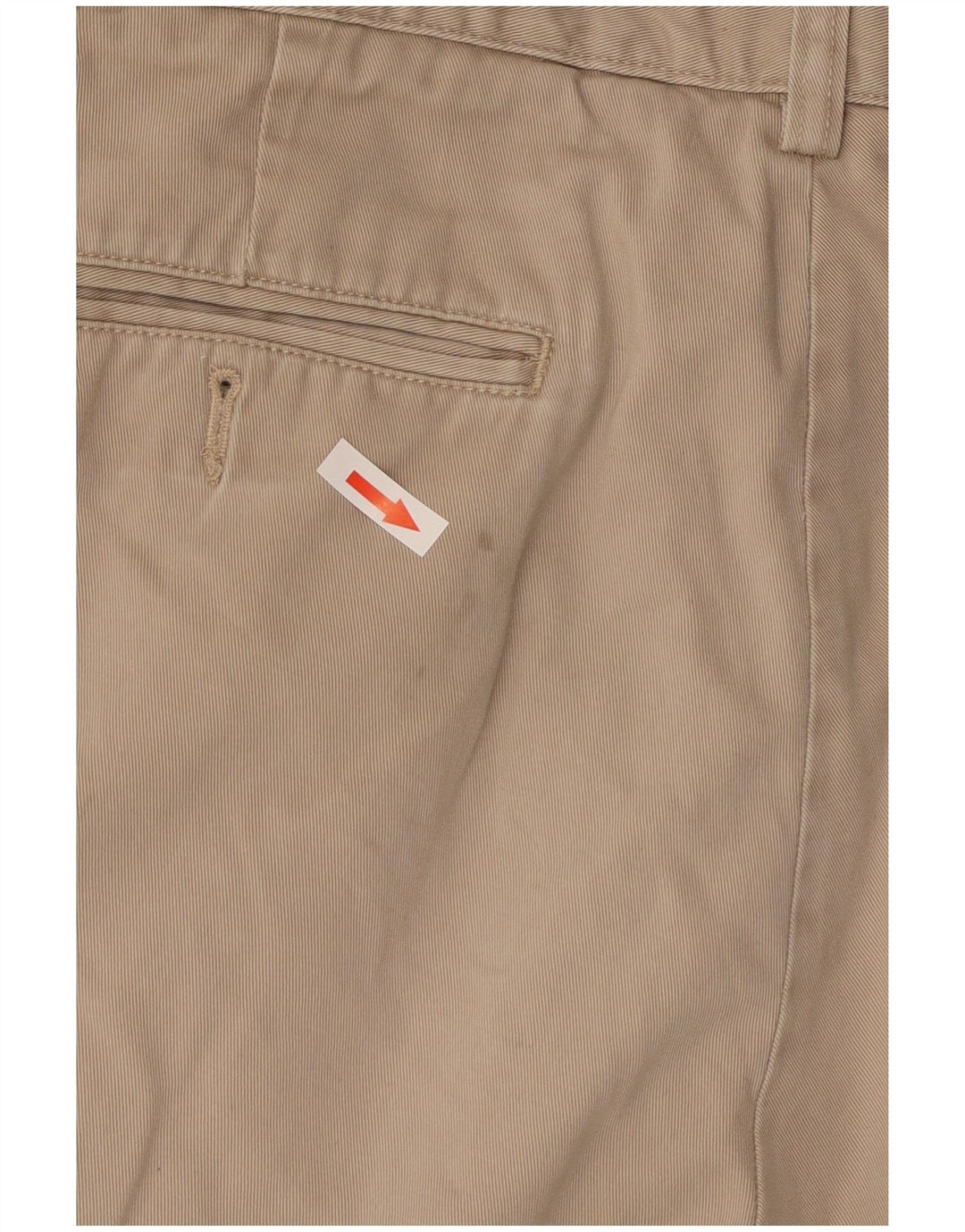 POLO RALPH LAUREN Mens Pegged Chino Shorts W33 Medium  Beige Cotton