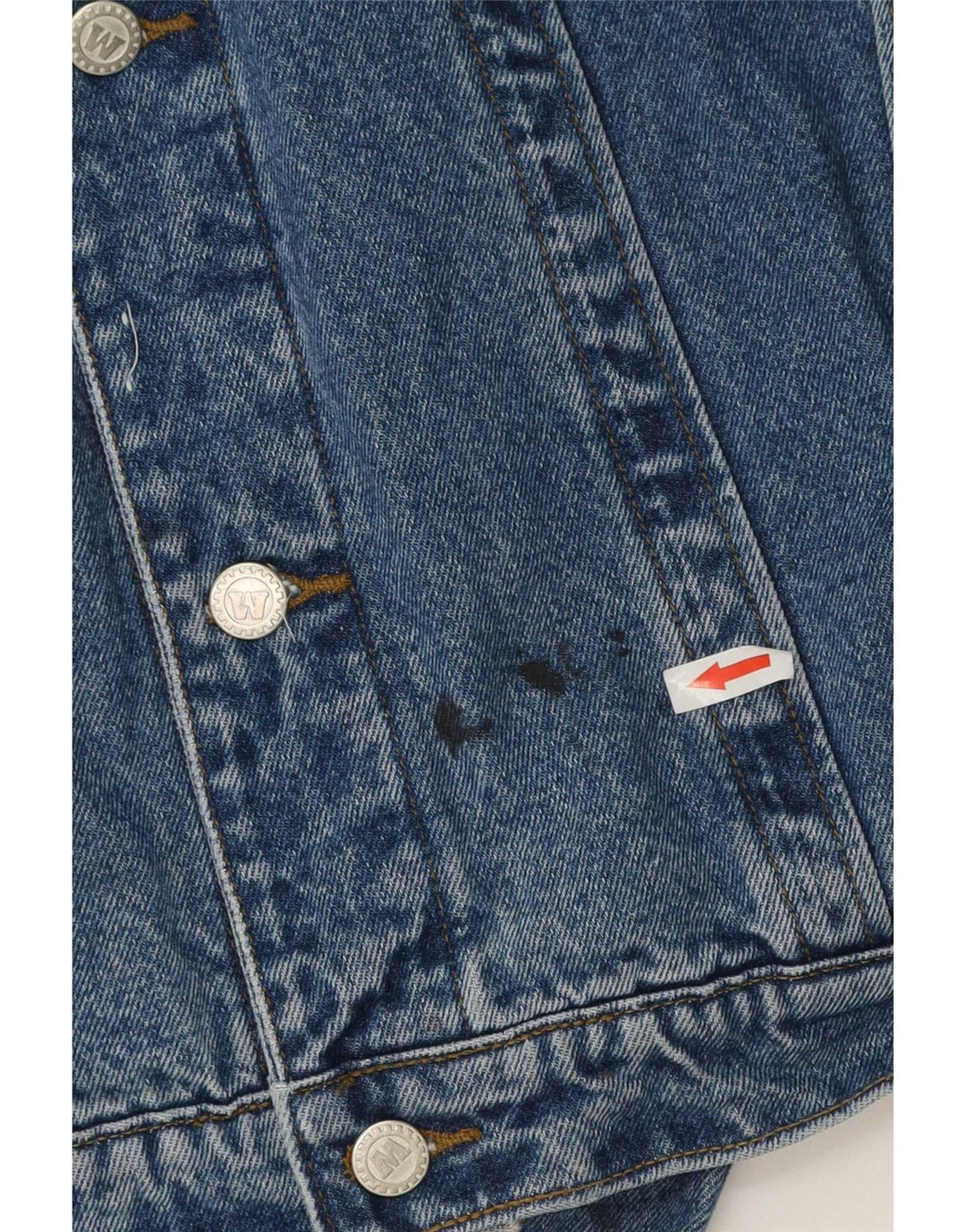 Vintage Mens Denim Jacket UK 42 XL Blue Cotton