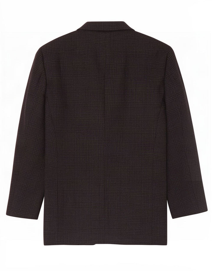 Armani Collezioni Mens 2 Button Blazer Jacket UK 38 Medium Grey Houndstooth