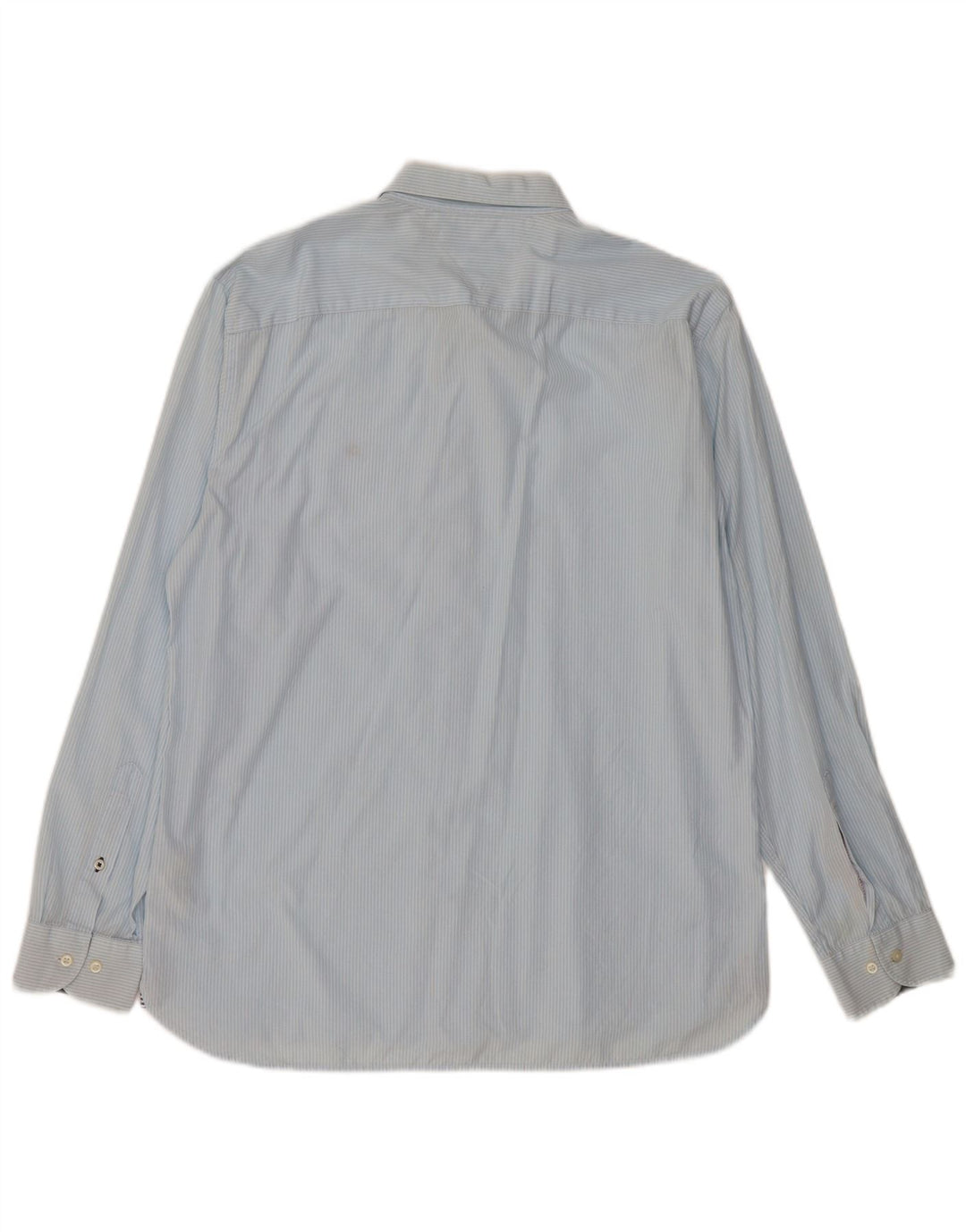 Tommy Hilfiger Mens Shirt XL Blue Pinstripe Cotton