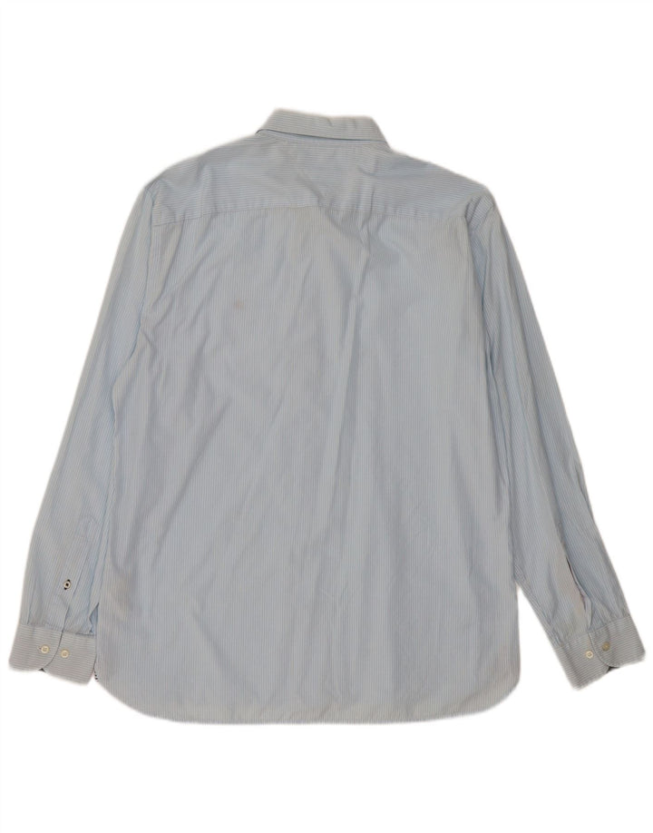 Tommy Hilfiger Mens Shirt XL Blue Pinstripe Cotton