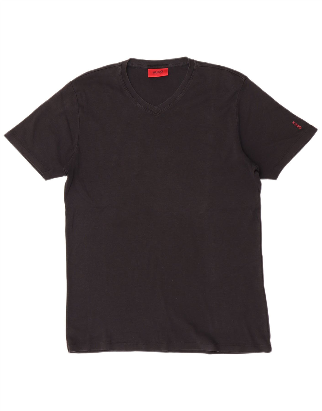 Hugo Boss Mens T-Shirt Top Large Black Cotton