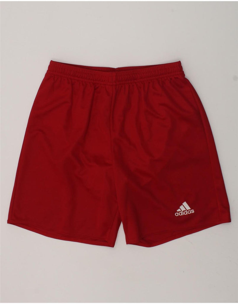 ADIDAS Boys Sport Shorts 11-12 Years Red Polyester | Vintage Adidas | Thrift | Second-Hand Adidas | Used Clothing | Messina Hembry 