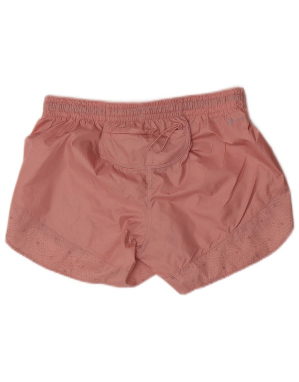 Adidas Womens Running Sport Shorts UK 8 Small Pink Polyester