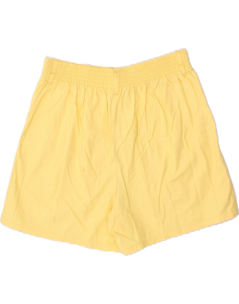 VINTAGE Womens Casual Shorts W29 Medium  Yellow Cotton | Vintage Vintage | Thrift | Second-Hand Vintage | Used Clothing | Messina Hembry 