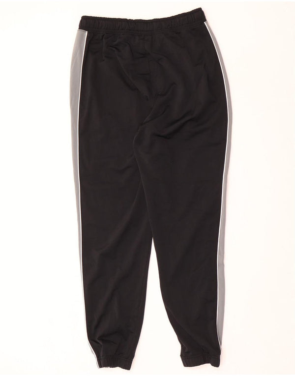 Nike Mens Tracksuit Trousers Joggers Large Black Colourblock Polyester