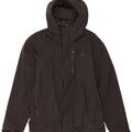 The North Face Mens Hooded Rain Jacket UK 36 Small Black Nylon