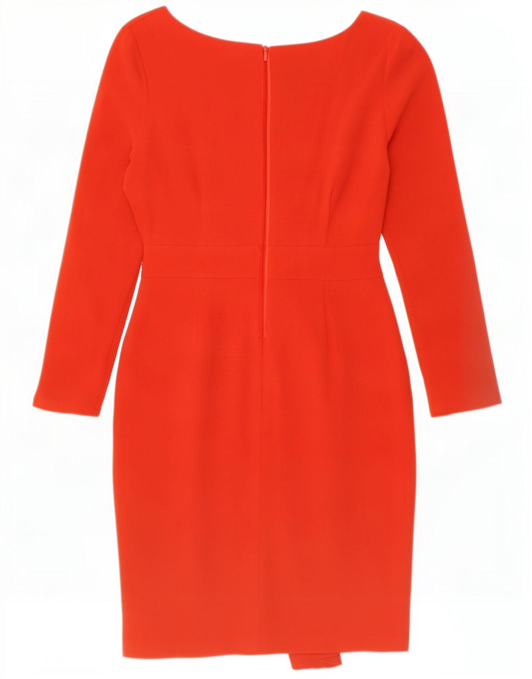 Coast Womens Long Sleeve Sheath Dress UK 12 Medium Red Triacetate