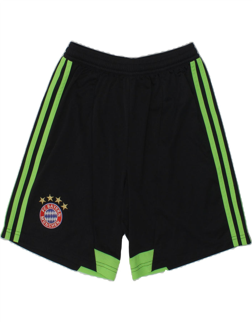 ADIDAS Boys FC Bayern Munchen Sport Shorts 11-12 Years Navy Blue Polyester | Vintage Adidas | Thrift | Second-Hand Adidas | Used Clothing | Messina Hembry 