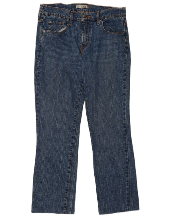 Levi's Womens 505 Straight Jeans US 8 Medium W32 L28 Blue Cotton