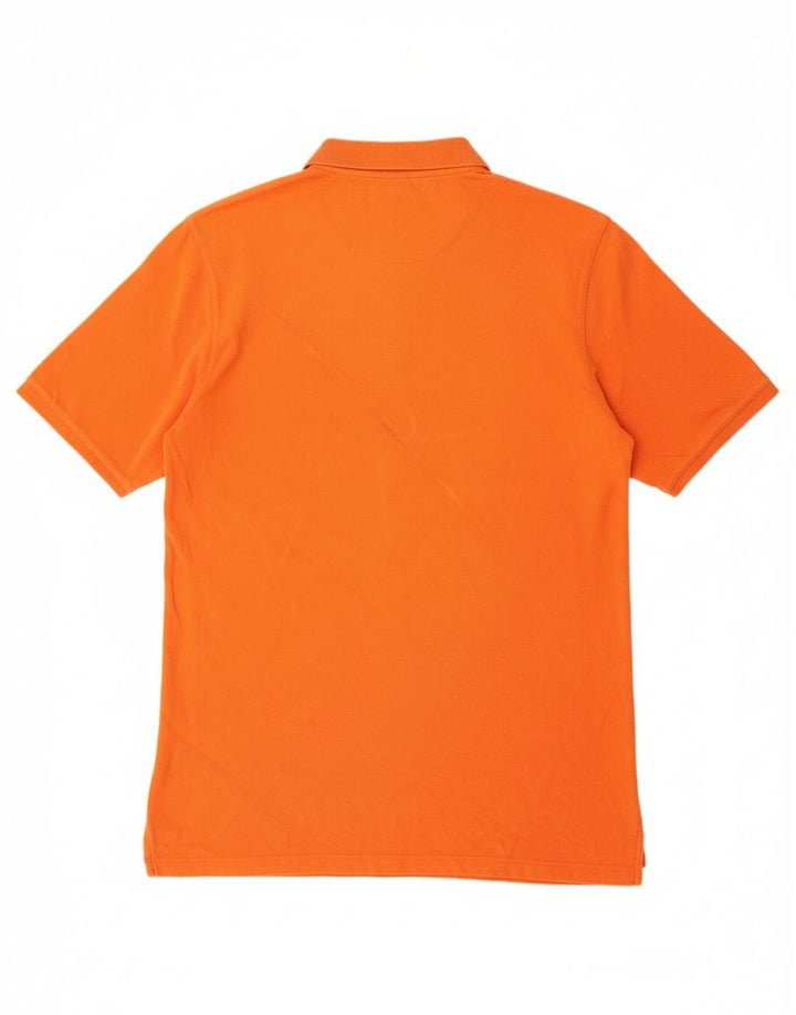 CHAMPION Mens Polo Shirt Large Orange Sports