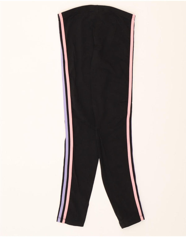 Adidas Girls Leggings 12-13 Years Black Cotton