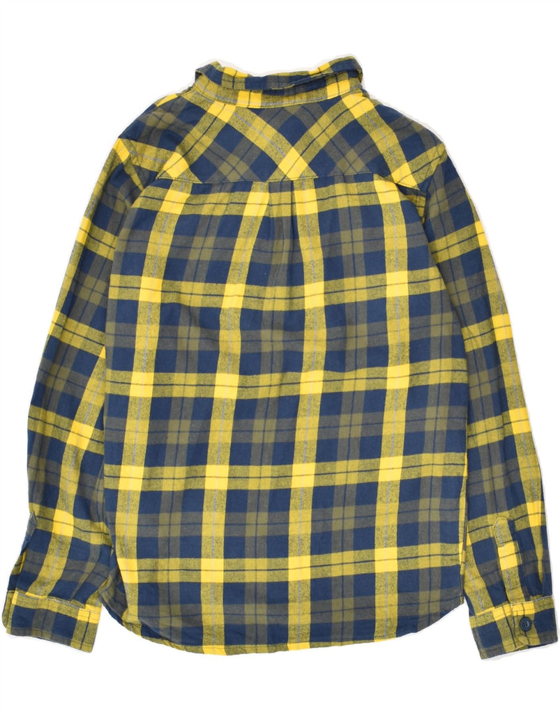 MOUNTAIN WAREHOUSE Boys Flannel Shirt 12-13 Years Yellow Check Cotton | Vintage Mountain Warehouse | Thrift | Second-Hand Mountain Warehouse | Used Clothing | Messina Hembry 