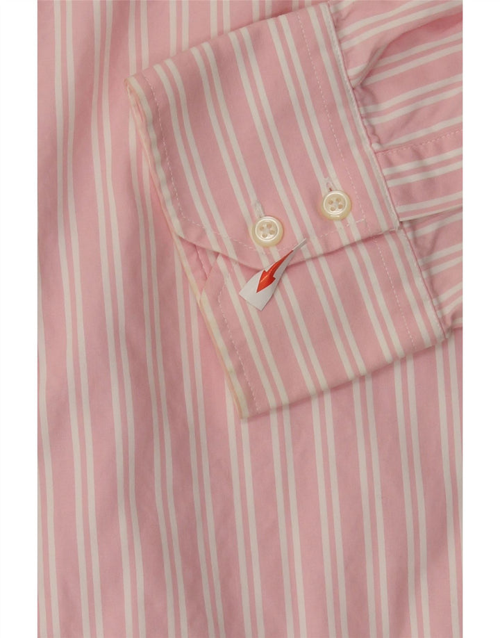 Tommy Hilfiger Mens Shirt 2XL Pink Pinstripe