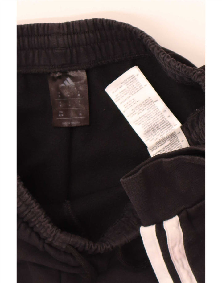 Adidas Mens Tracksuit Trousers Joggers Medium Black Cotton