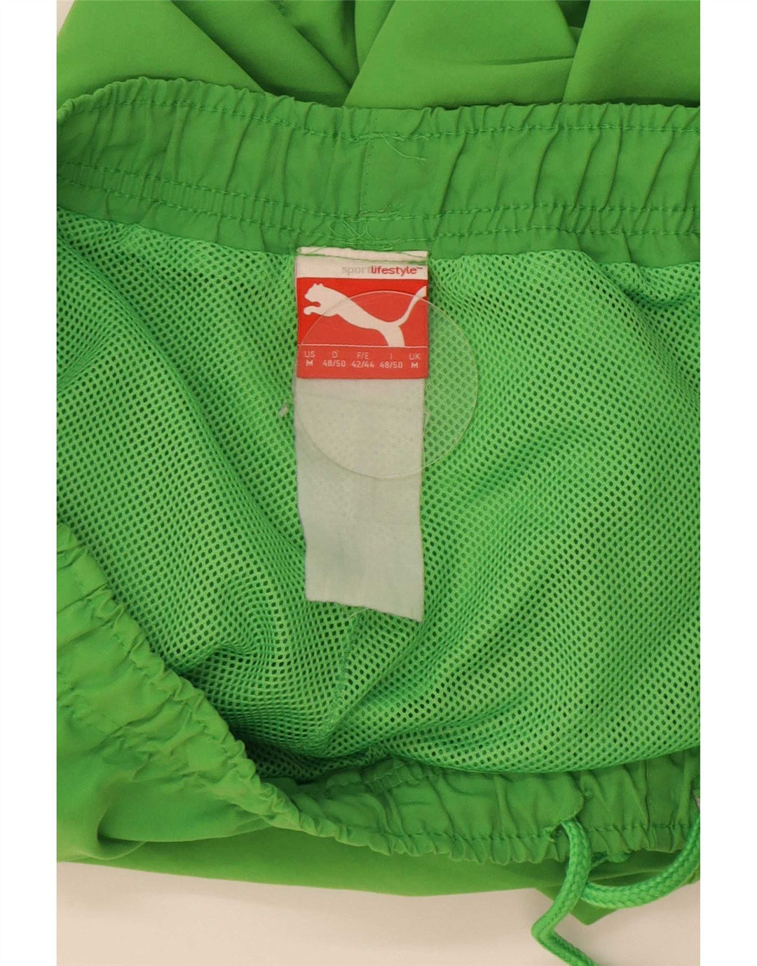 Puma Mens Graphic Swimming Shorts Medium Green
