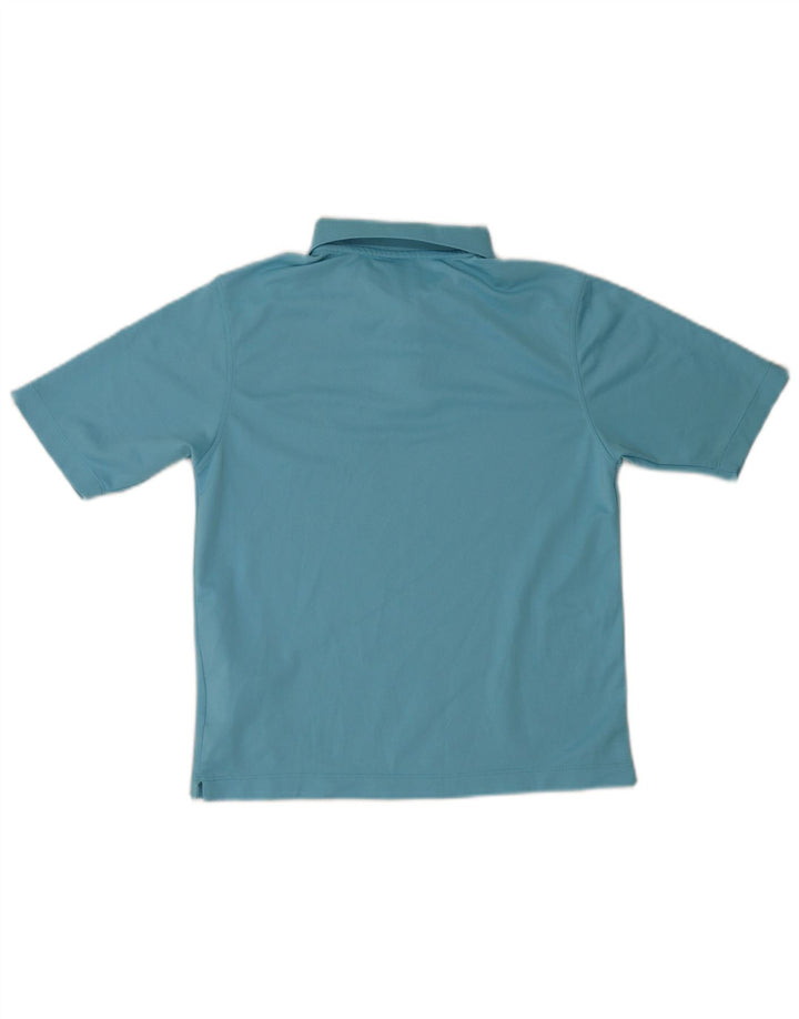 Nike Boys Polo Shirt 12-13 Years Large Blue Polyester Sports