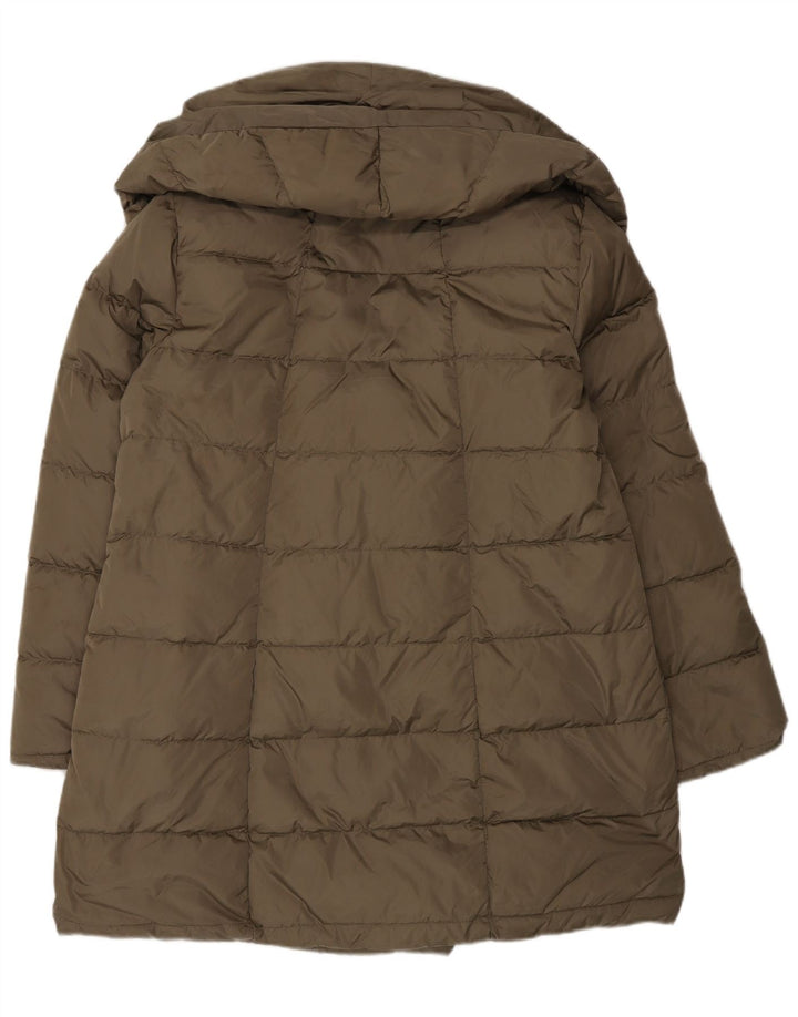 Marella Womens Padded Jacket UK 12 Medium Brown Polyamide
