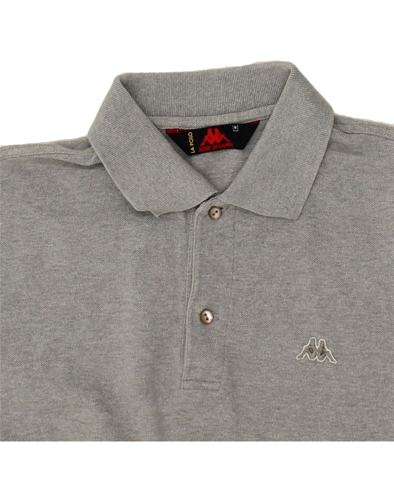 KAPPA Mens Polo Shirt Medium Grey Cotton | Vintage Kappa | Thrift | Second-Hand Kappa | Used Clothing | Messina Hembry 