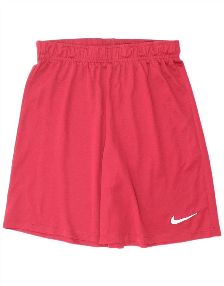 Nike Boys Dri Fit Sport Shorts 13-14 Years XL Red Polyester