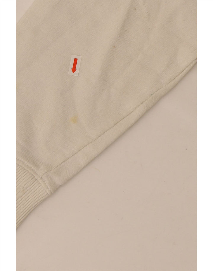 The North Face Mens Graphic Hoodie Jumper Medium White Cotton