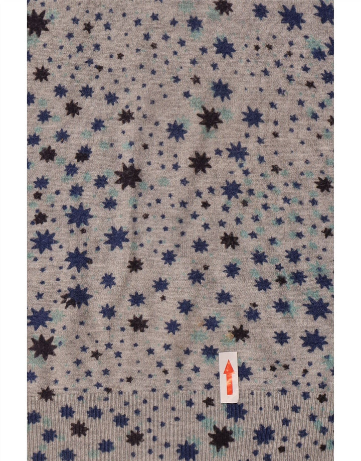 Marks & Spencer Womens Crew Neck Jumper Sweater UK 12 Medium Grey