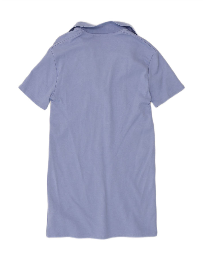 ZARA Womens Polo Dress UK 10 Small Blue Cotton Vintage Zara and Second-Hand Zara from Messina Hembry 