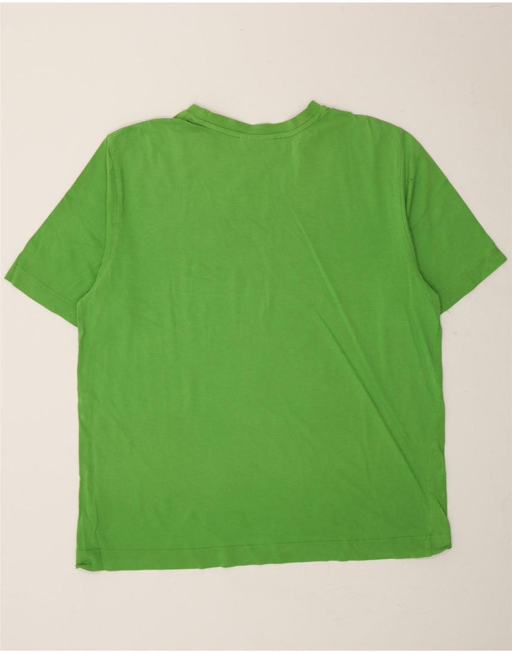 PUMA Mens Graphic T-Shirt Top Large Green Vintage Puma and Second-Hand Puma from Messina Hembry 