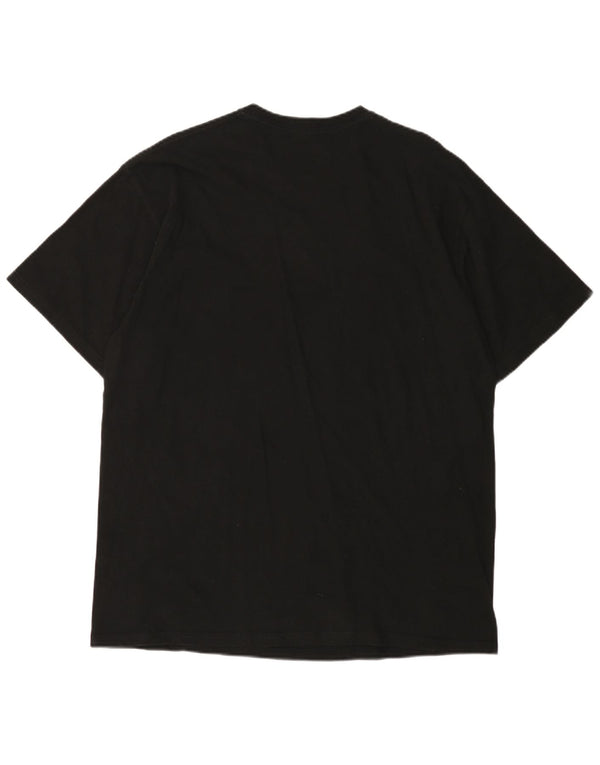 Hard Rock Cafe Mens Barcelona Graphic T-Shirt Top XL Black Cotton