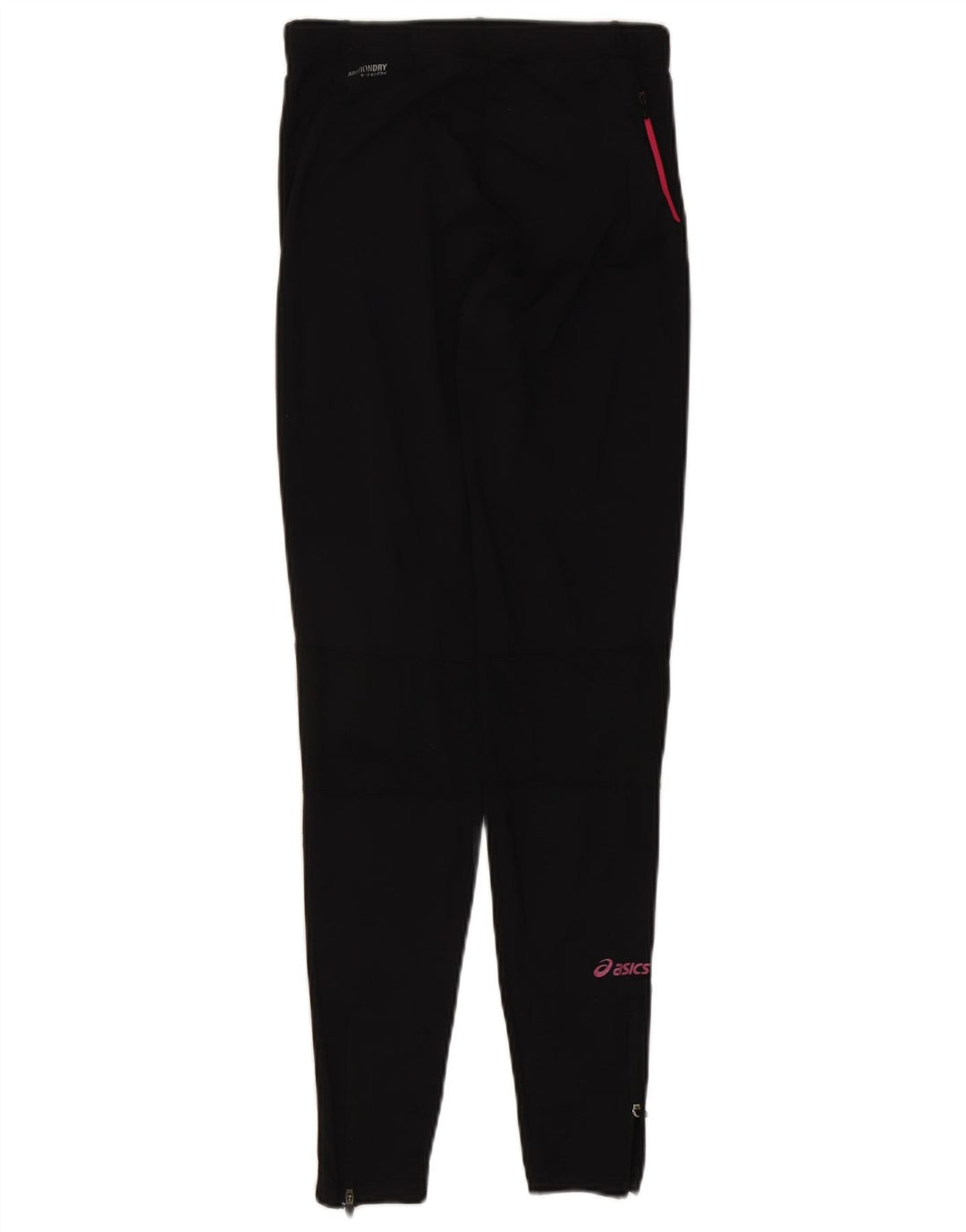 Asics Womens Graphic Leggings UK 12 Medium  Black Polyester