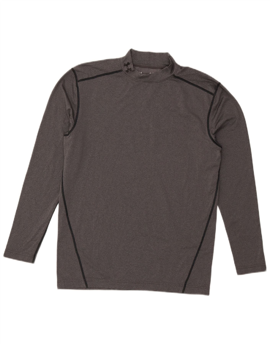 Under Armour Mens Cold Gear Graphic Top Long Sleeve XL Grey