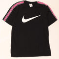 Nike Mens Graphic T-Shirt Top Medium Black Colourblock Cotton