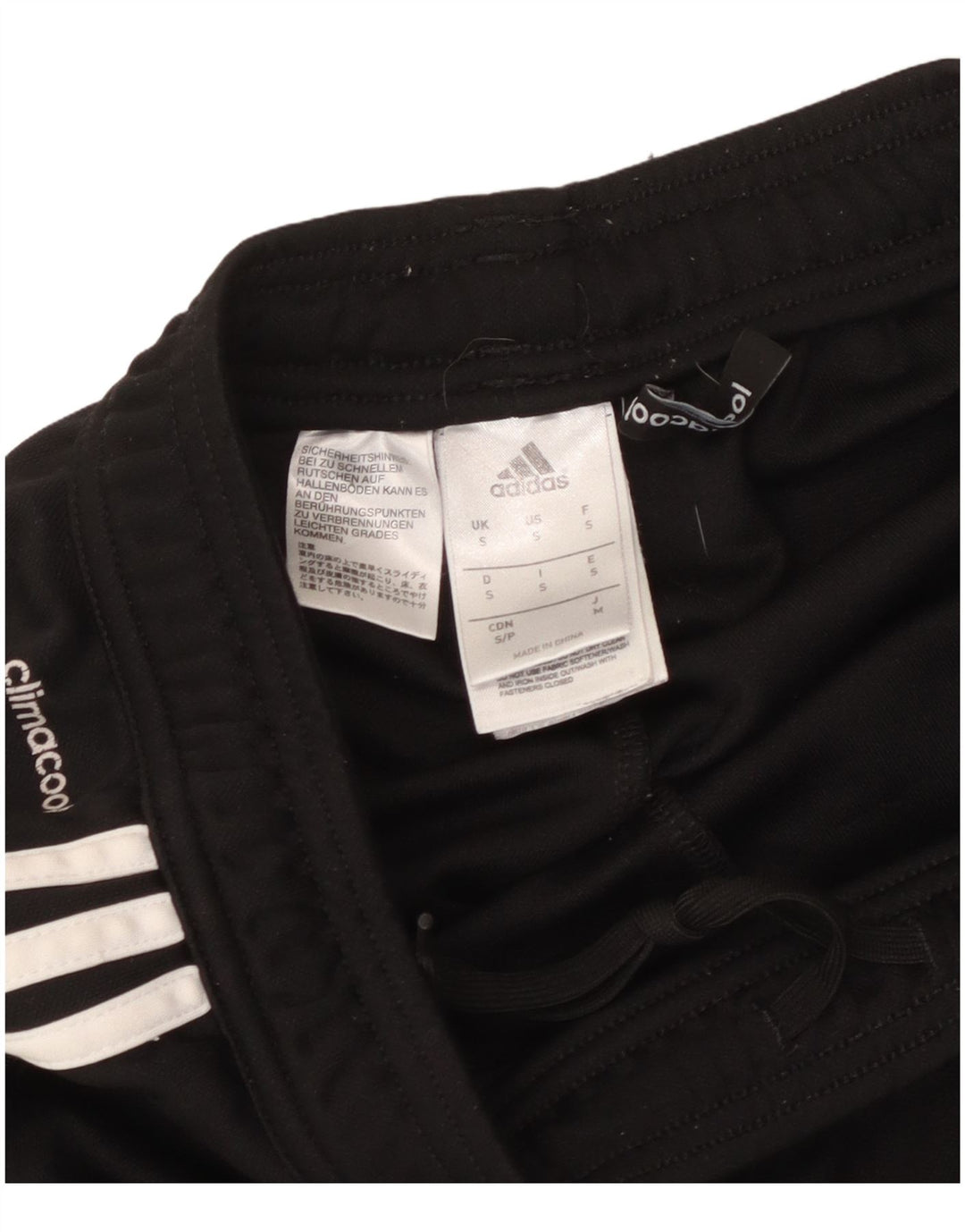 Adidas Mens Climacool Tracksuit Trousers Small  Black Polyester