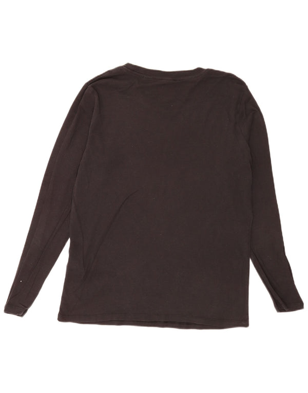 Levi's Womens Top Long Sleeve UK 18 XL Black Cotton