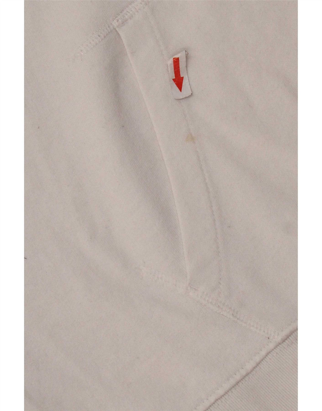 Levi's Mens Graphic Hoodie Jumper Large White Cotton