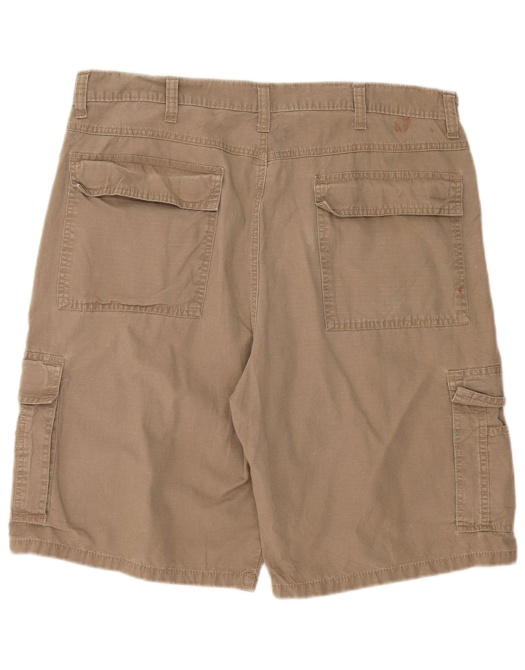 Wrangler Mens Cargo Shorts W36 Large Khaki Cotton