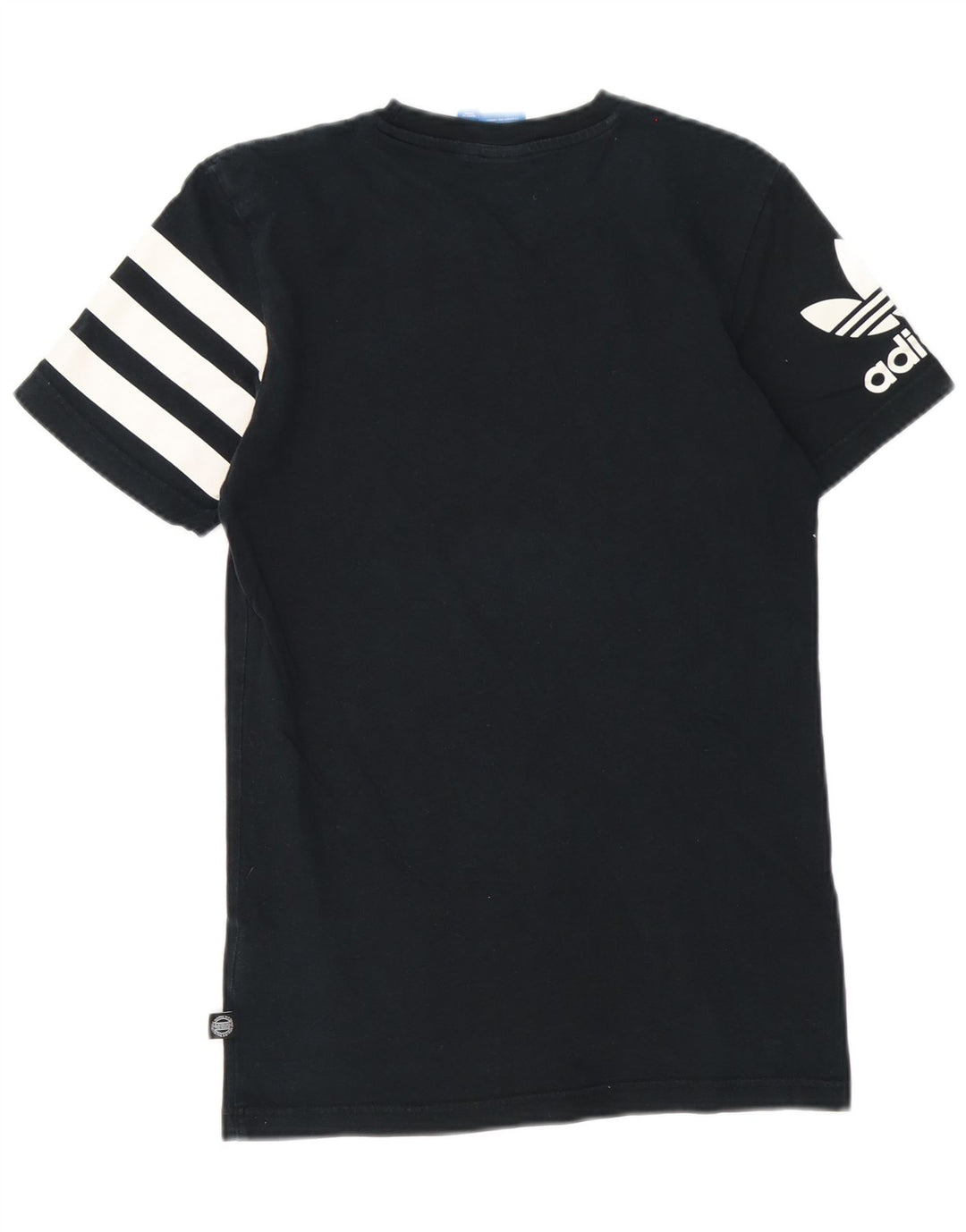 Adidas Mens Graphic T-Shirt Top Small Black Cotton