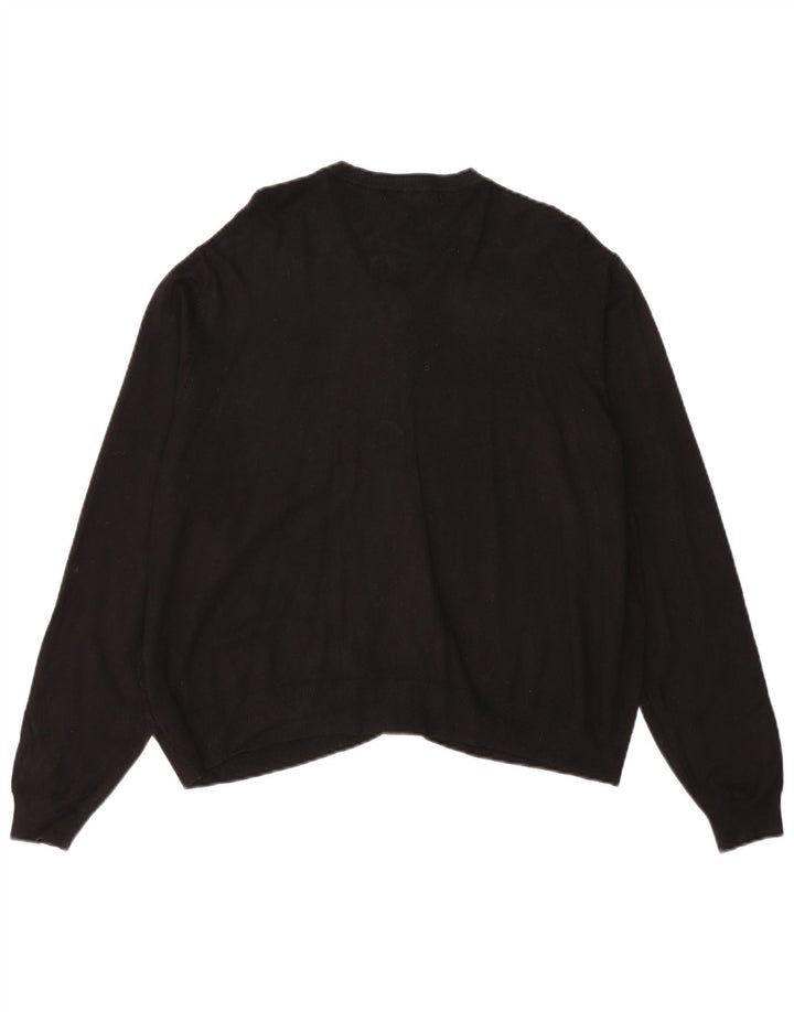 Marks & Spencer Womens Cardigan Sweater UK 22 2XL Black Viscose