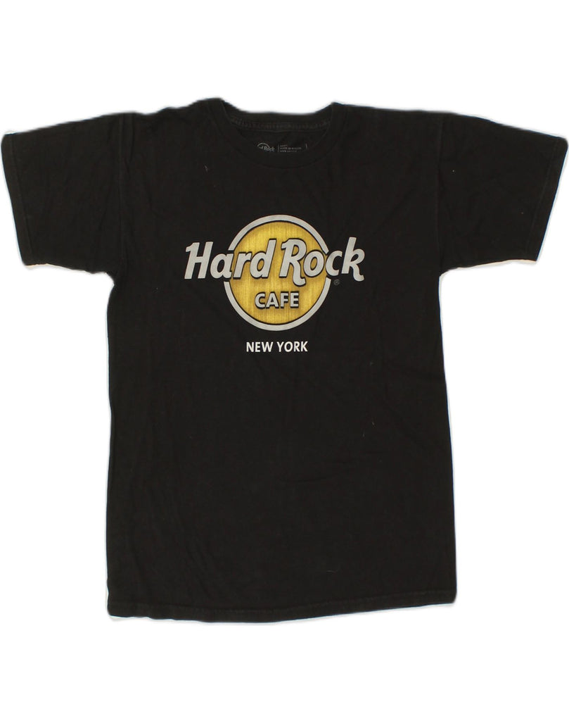 HARD ROCK CAFE Mens New York Graphic T-Shirt Top Small Black Cotton | Vintage Hard Rock Cafe | Thrift | Second-Hand Hard Rock Cafe | Used Clothing | Messina Hembry 