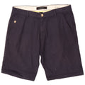 Zara Mens Sunset Chino Shorts EU 40 Medium W31 Navy Blue
