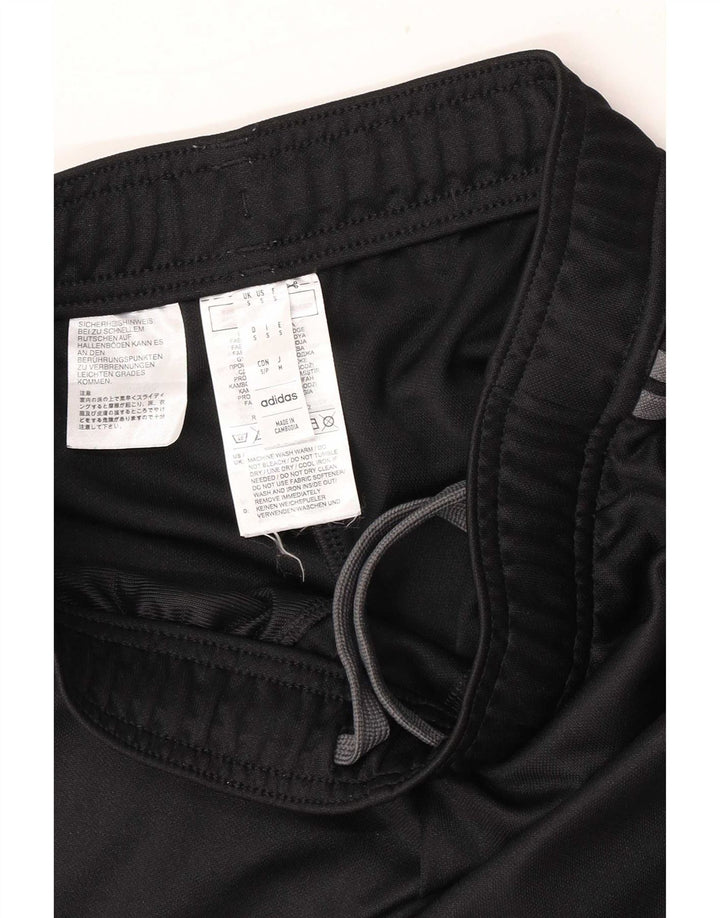 Adidas Mens Aeroready Tracksuit Trousers Small Black Polyester