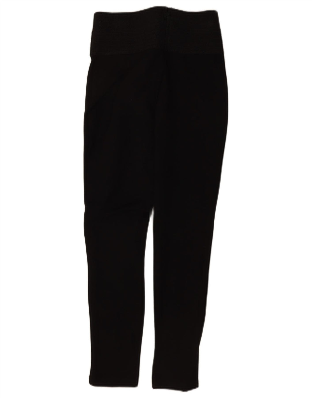 Zara Womens Crop Leggings UK 12 Medium Black Polyester
