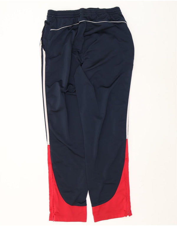 Adidas Mens Tracksuit Trousers Joggers UK 44/46 Large Navy Blue Colourblock