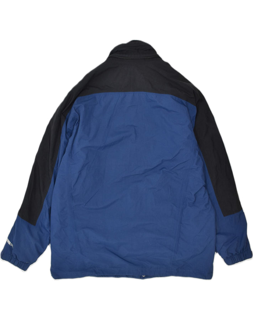 EDDIE BAUER Mens Windbreaker Jacket UK 40 Large Blue Polyester | Vintage Eddie Bauer | Thrift | Second-Hand Eddie Bauer | Used Clothing | Messina Hembry 