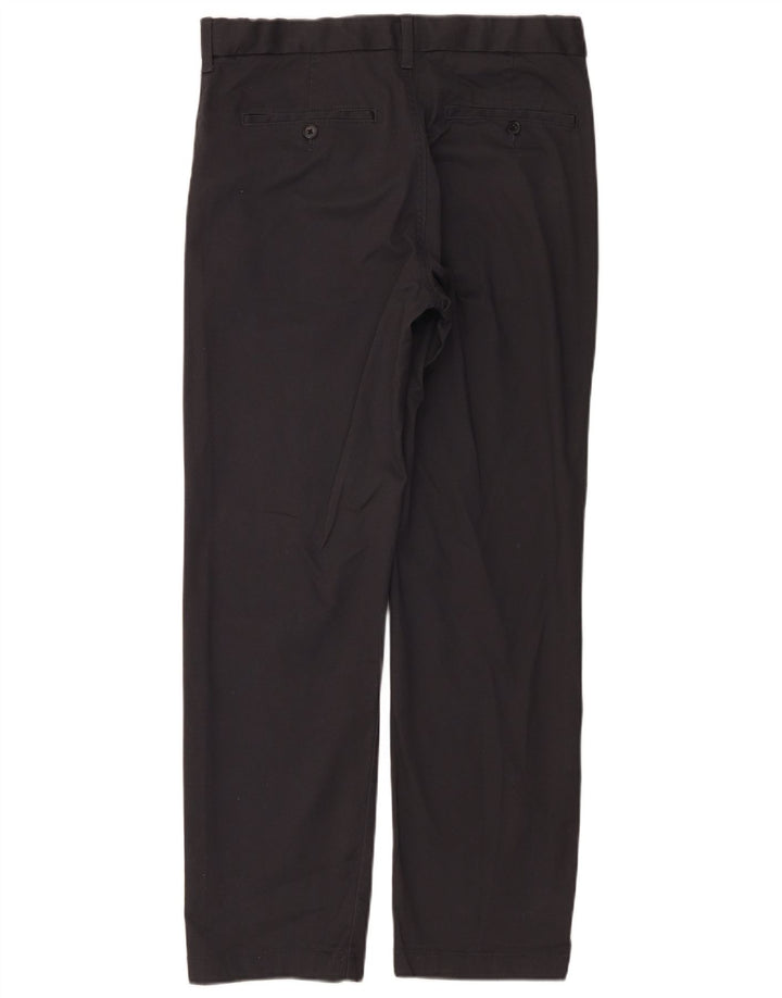 Marks & Spencer Mens Straight Regular Fit Chino Trousers W32 L31 Grey