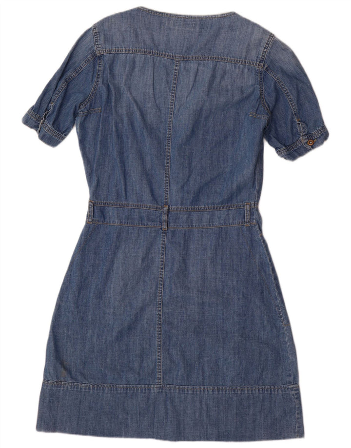 Lee Womens Denim Dress UK 16 Large Blue Cotton